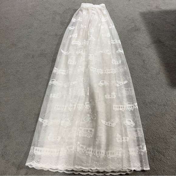 Baby / Kids, children Room Window Curtain, Lace, transportation , train, truck - Picture 3 of 4